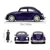 Wednesday auto 1972 VW Beetle 1:24 a figurka Wednesday